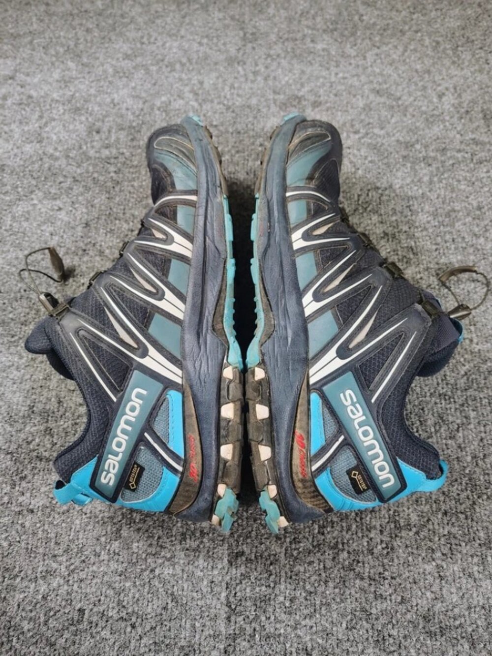 Salomon XA Pro 3D GTX Shoes Men's 12 Blue Trail Running Hiking Waterproof Gorp